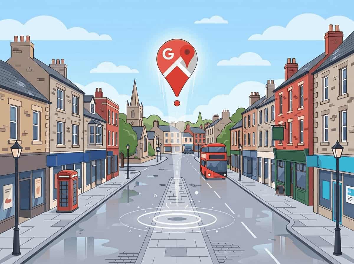 Google Maps pin dropping on a local high street — local SEO for Gold Coast businesses